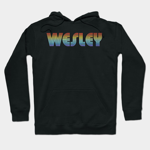 WESLEY Rainbow Style Family Name Hoodie by Salimkaxdew